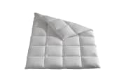 Daunenkassettenbett Pronight Bio Cotton warm in weiß, 155 x 220 cm