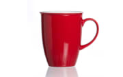 Kaffeebecher Doppio in rot, 320 ml