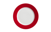 Dessertteller Doppio, rot, 20,5 cm