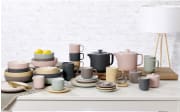 Zuckerdose Jasper in grau