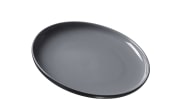 Teller Jasper in schwarz/grau, 19 cm