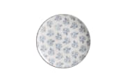Teller Weekend aus Porzellan im floralem Muster, 21,5 cm