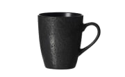 Becher Kitwe aus Steingut in schwarz, 370 ml