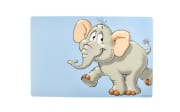 Platzset Happy Zoo in hellblau mit Elefant