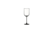 Rotweinglas Jasper aus Glas in transparent/schwarz, 410 ml