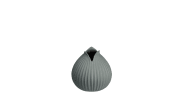 Vase yoko in grau, 10,5 cm
