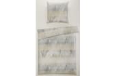 Bettwäsche aus Polycotton in beige/taupe, ca. 135 x 200 cm