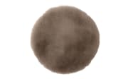 Sitzkissen aus Kunstfell in taupe