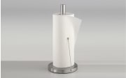 Küchenrollenhalter aus Edelstahl in silber