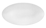 Servierplatte Life Luxury White in weiß, 33 x 18 cm