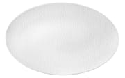 Servierplatte Life Luxury White in weiß, 40 x 26 cm