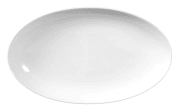 Beilageplatte Rondo Liane in weiß, 24 cm