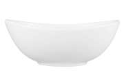 Bowl Modern Life in weiß/oval, 12 cm