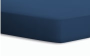 Spannbetttuch Jersey in blau, 100 x 200 cm
