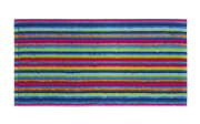 Saunatuch Lifestyle Streifen in multicolor dunkel, 70 x 180 cm