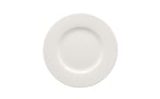 Frühstücksteller Noblesse aus Porzellan in weiß, 22 cm