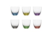 Becher Viva Colori aus Glas im 6er-Set aus Glas in bunt, 300 ml