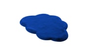 Hochflorteppich Cloud in blau, 60 x 90 cm
