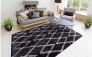 Teppich Orlando 325 in anthrazit, ca. 80 x 150 cm