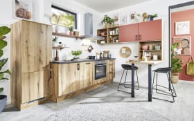 Einbauküche PN 80/PN 310, Evoke Eiche Nachbildung, inkl. Elektrogeräte