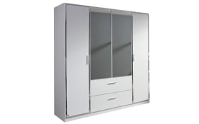 Drehtürenkleiderschrank Marl, alpinweiß, Breite ca. 181 cm