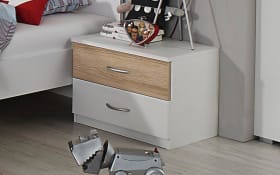 Nachttisch Noosa in alpinweiß/Eiche Sonoma-Nachbildung, Breite ca. 50 cm