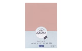Jersey Spannbettlaken in blush 73, für Babymatratzen ca. 60 x 120 bis 70 x 140 cm