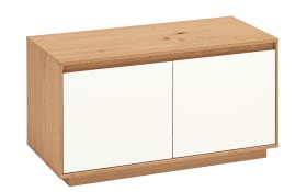 Garderobenbank V100 Set 1 in weiß/Eiche bianco
