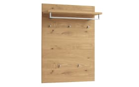 Garderobenpaneel Vedo Set 6, Balkeneiche/weiß