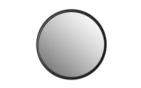 Spiegel Matz Round in schwarz, 60 cm 