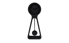Tischuhr Pendulum Time All aus Beton in schwarz