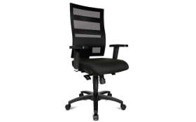 Bürostuhl X-Pander Plus, schwarz mit Netzrücken schwarz