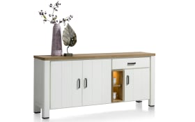 Sideboard Arizona, weiß lackiert