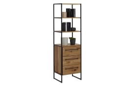 5er Regal Atelier aus Charakter-Eiche massiv 