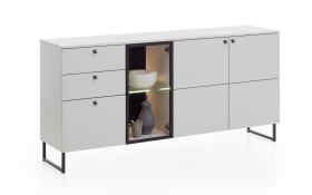 Sideboard Lugano in pastellgrau