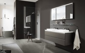 Badeinrichtung b. straight in cosmos grey matt