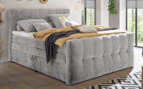 Boxspringbett Palazzo 6, hellgrau 180 x 200 cm