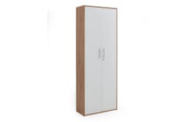 Schrank Pronto in Artisan Oak Nachbildung-weiß Matt, 2 Türen