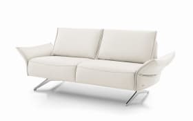 Sofa 2,5-Sitzer in weiß, inklusive Funktionen