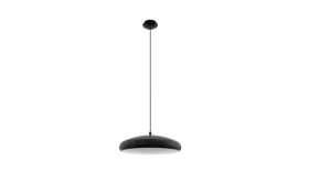 LED-Pendelleuchte Riodeva-C, schwarz, 45 cm