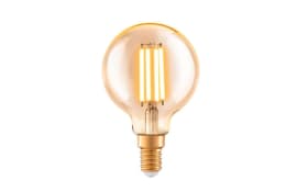 LED-Leuchtmittel G60 Tropfen 4 W / E14 in amber, 9,5 cm