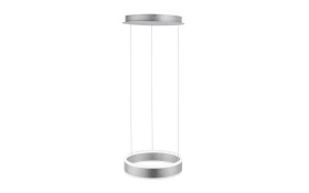 LED-Pendelleuchte Arina in stahlfarbig, 40 cm