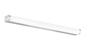 LED-Wandleuchte Baabe in chromfarbig/weiß, 9 W