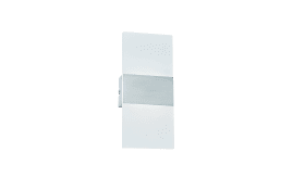 LED-Wandleuchte Foder, silber, 27 cm
