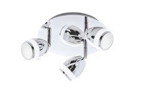 LED-Deckenleuchte 2995-038R, chromfarbig, 3-flammig, 22 cm