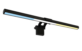 LED-Monitor-Klemmleuchte Screen in schwarz, 40,5 cm