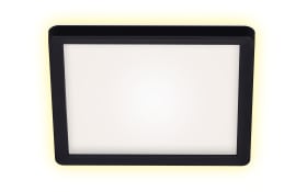 LED-Deckenleuchte Slim, schwarz, 19 cm