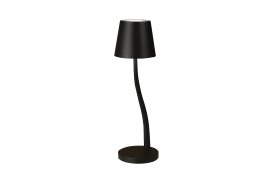 LED-Akku-Tischleuchte Judy in schwarz, 36,5 cm