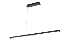 LED-Pendelleuchte Ling in schwarz, 110 cm