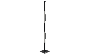 LED-Standleuchte Ling, schwarz, 165 cm